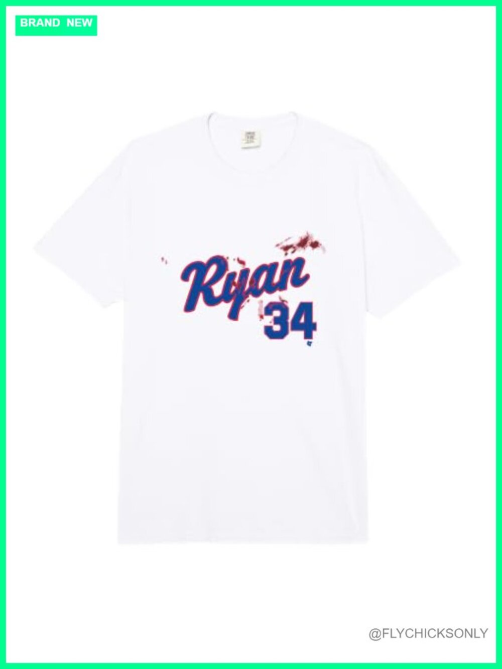 Nolan Ryan Graphic Tee Heavyweight Comfort Colors Short Sleeve Baseball T-Shirt
